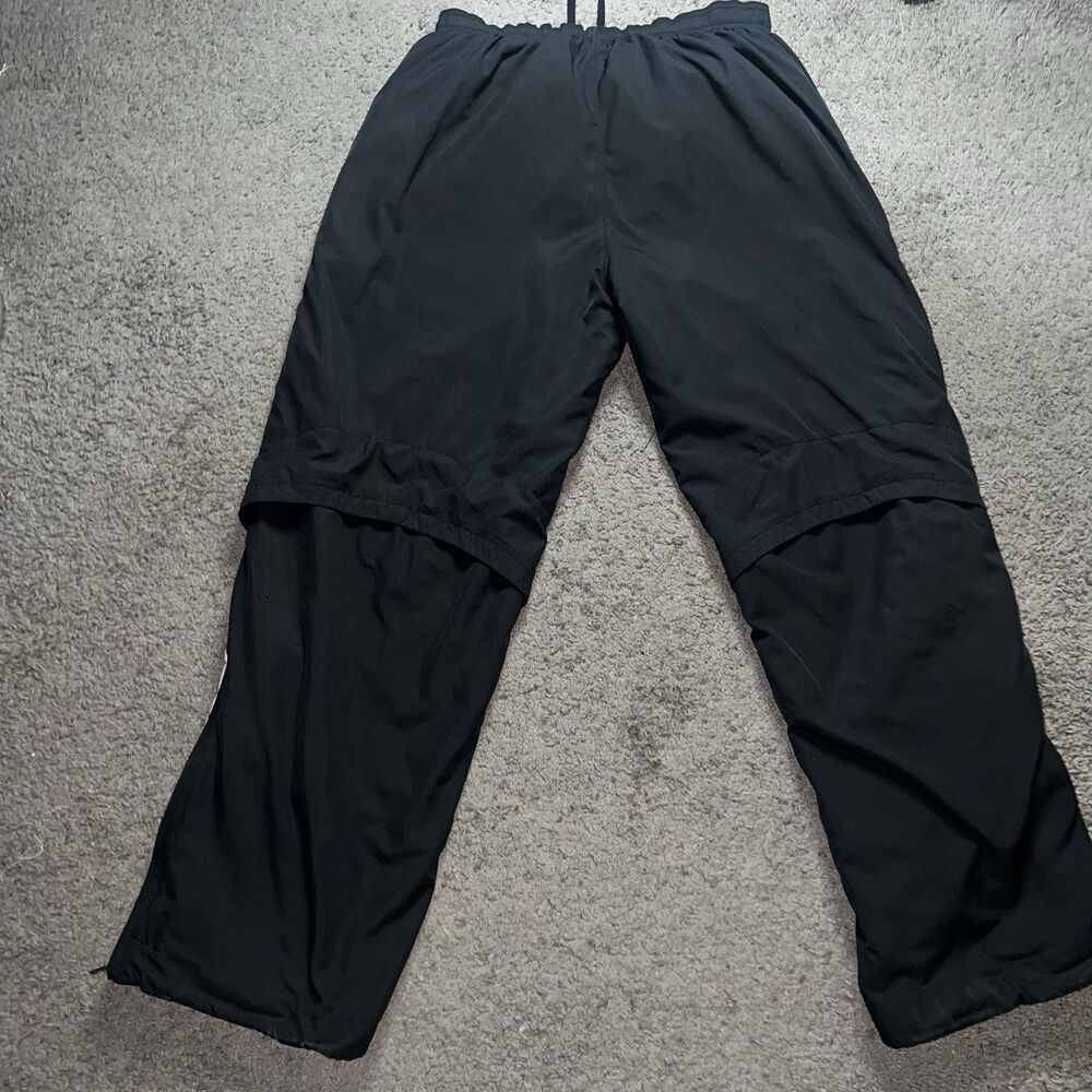 Nike Track Pants Windbreaker Nylon Sweats Lined Y2K Swoosh Men Sz L - Picture 8 of 8